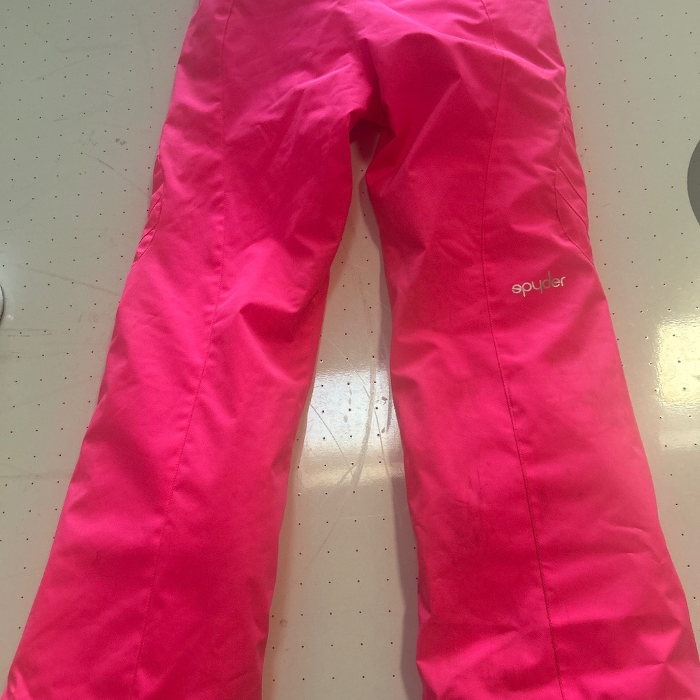 Spyder Girl Ski pants hot pink amazing